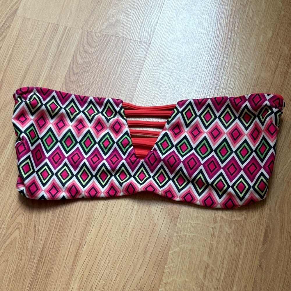 Mary grace swim strapless tube top swim pattern L